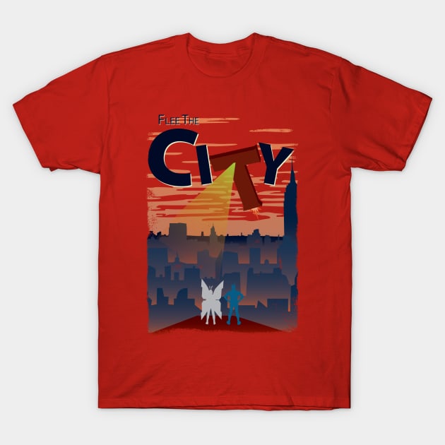 Flee The City T-Shirt by MadArtisan